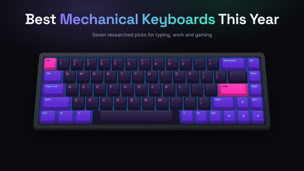 Best Mechanical Keyboards Worth Buying This Year on a mechanical keyboard banner